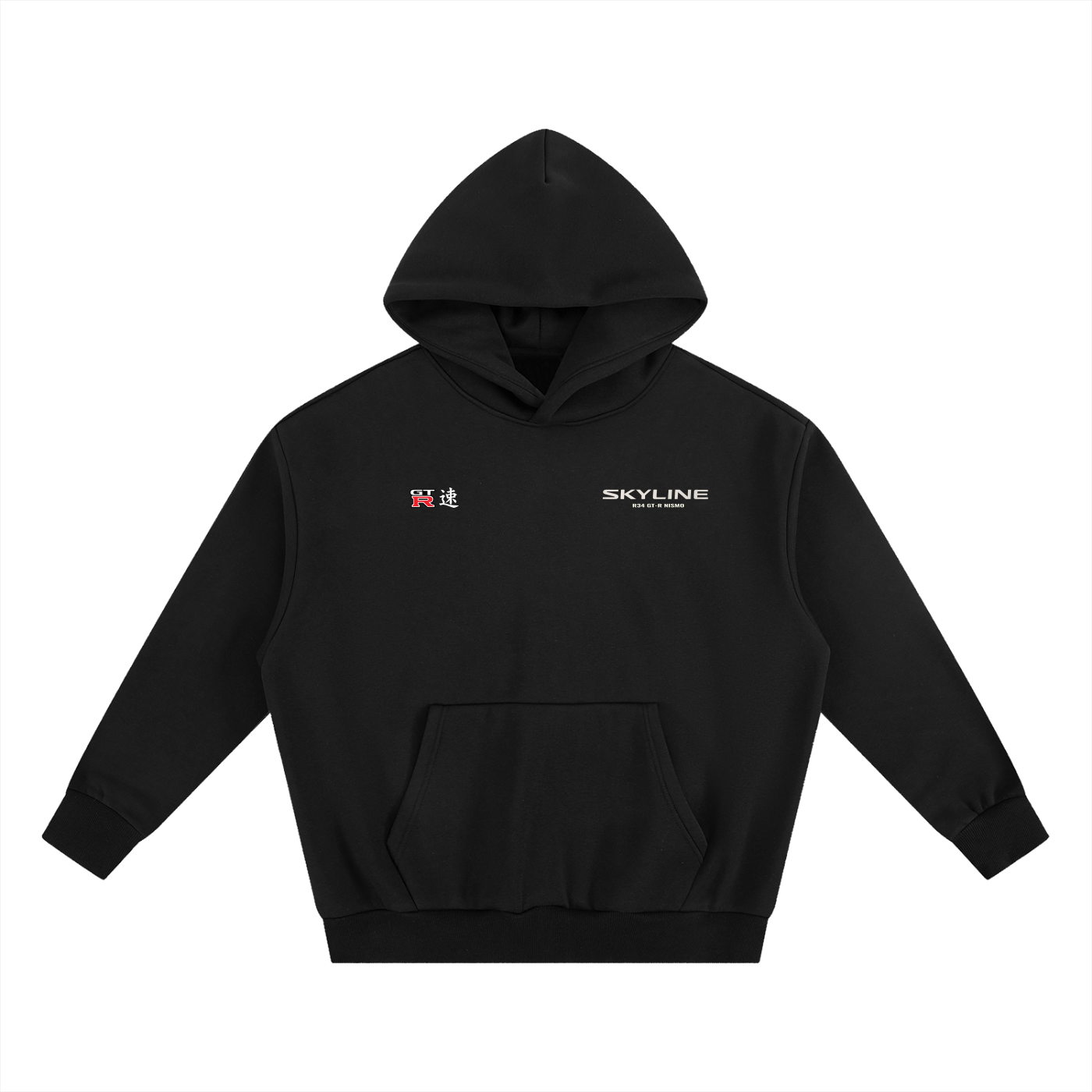 R34 Skyline GT-R POSTER | Heavyweight Fleeced Boxy Hoodie