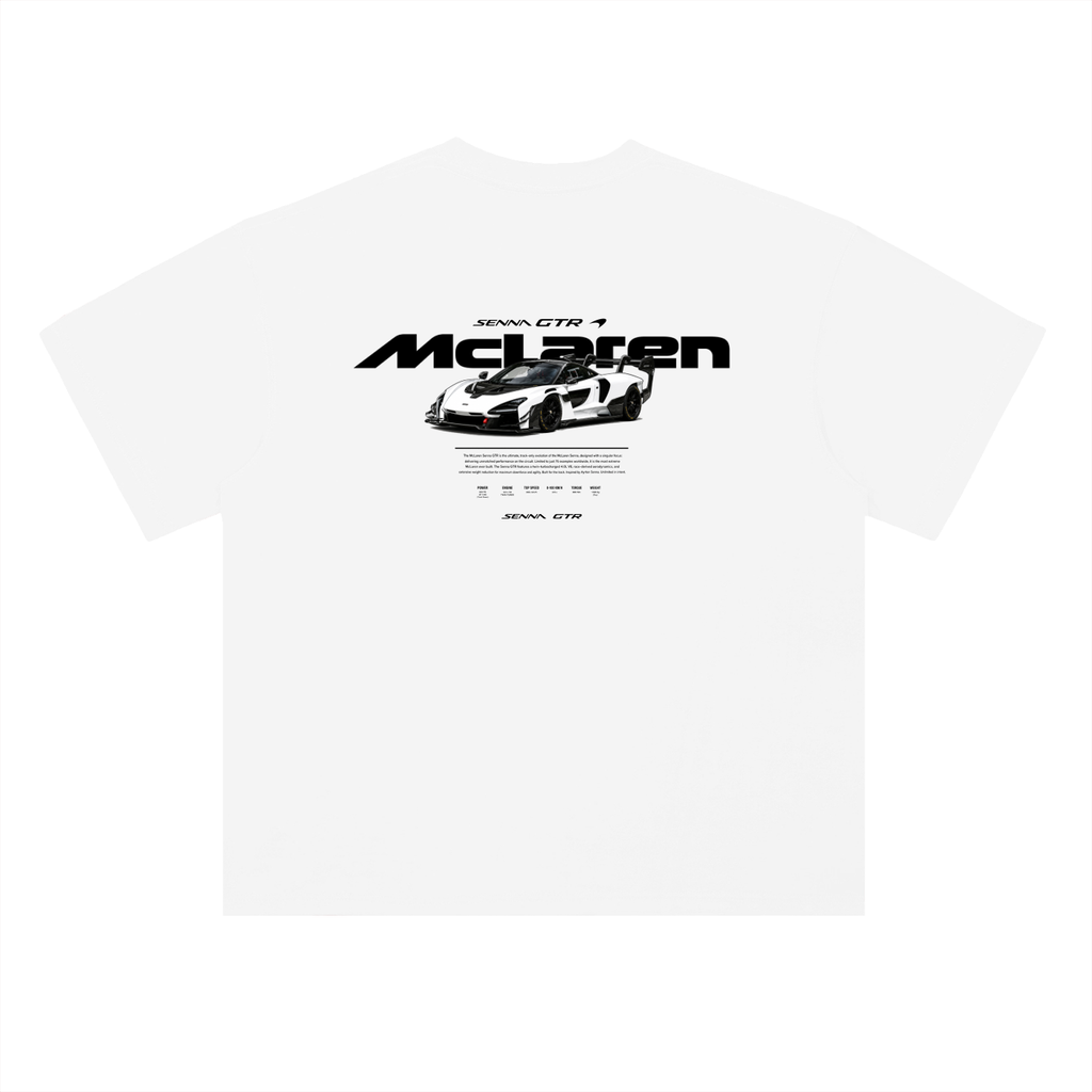 Maclaren Senna GT-R | Heavyweight Drop Shoulder Cotton T-Shirt
