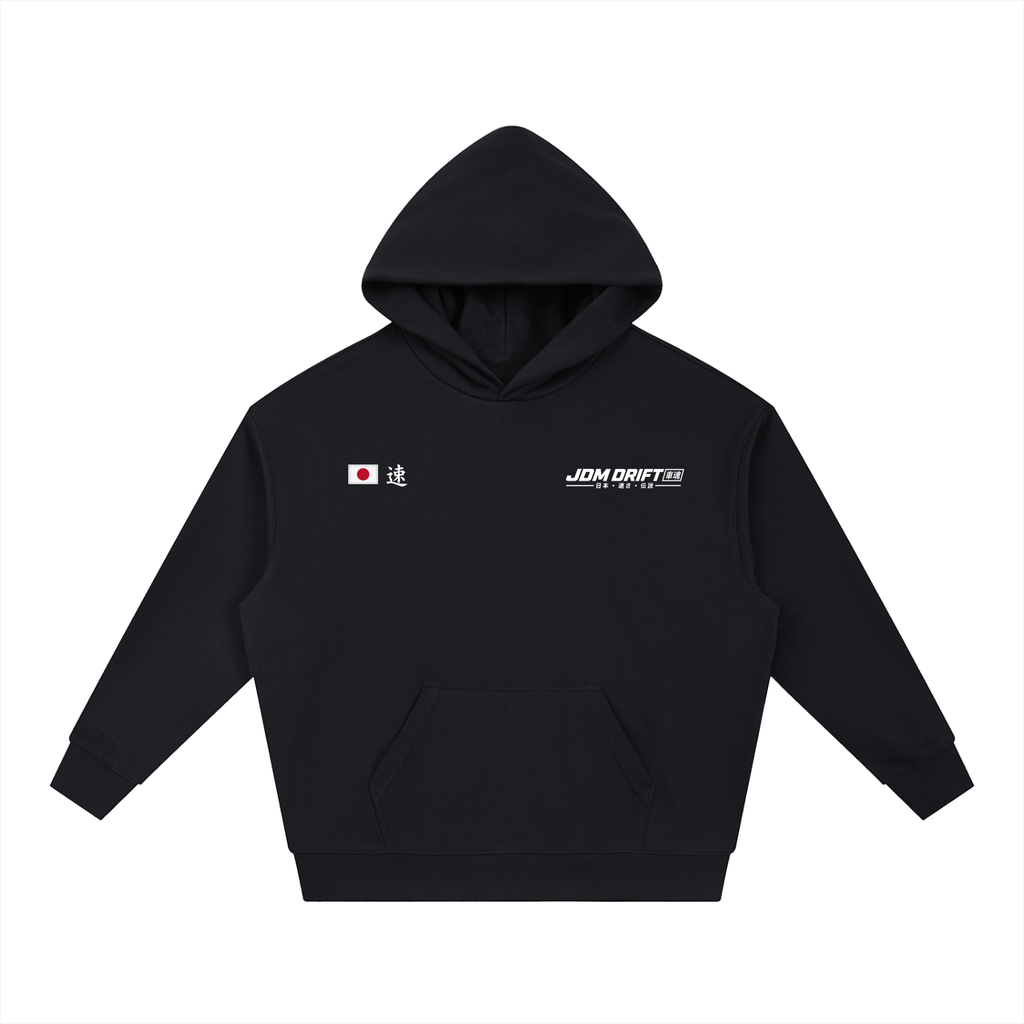 JDM Drift Golden Era | Boxy Heavyweight Drop-Shoulder Hoodie