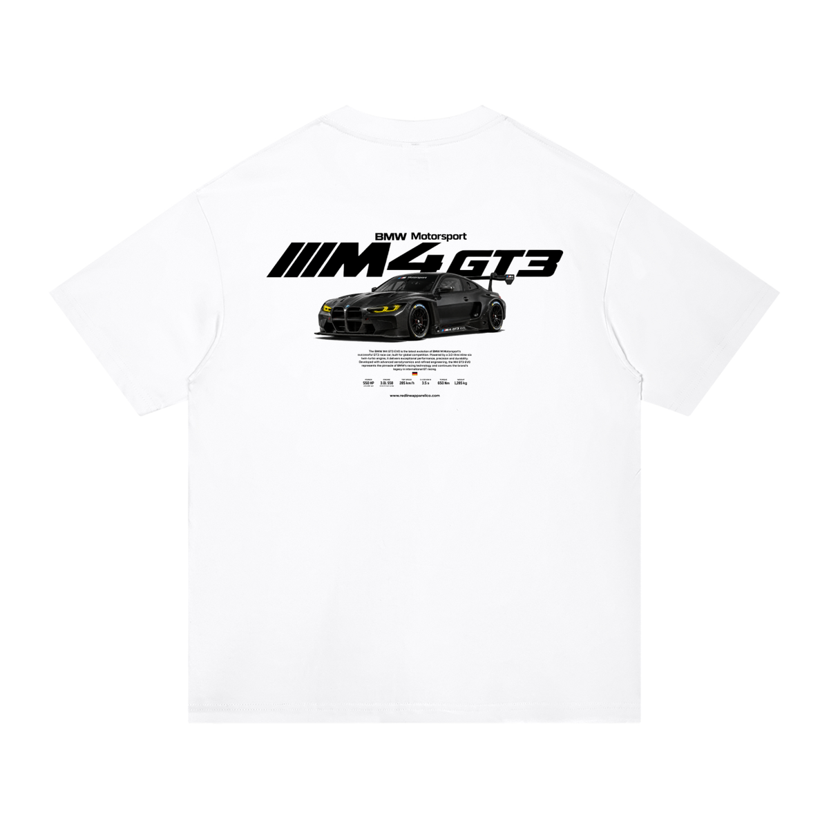 BMW M4 gt3 evo | Midweight dropshoulder cotton t-shirt