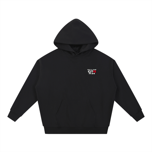 GT-R Skyline R34 heavyweight Hoodie | oversized | JDM Print