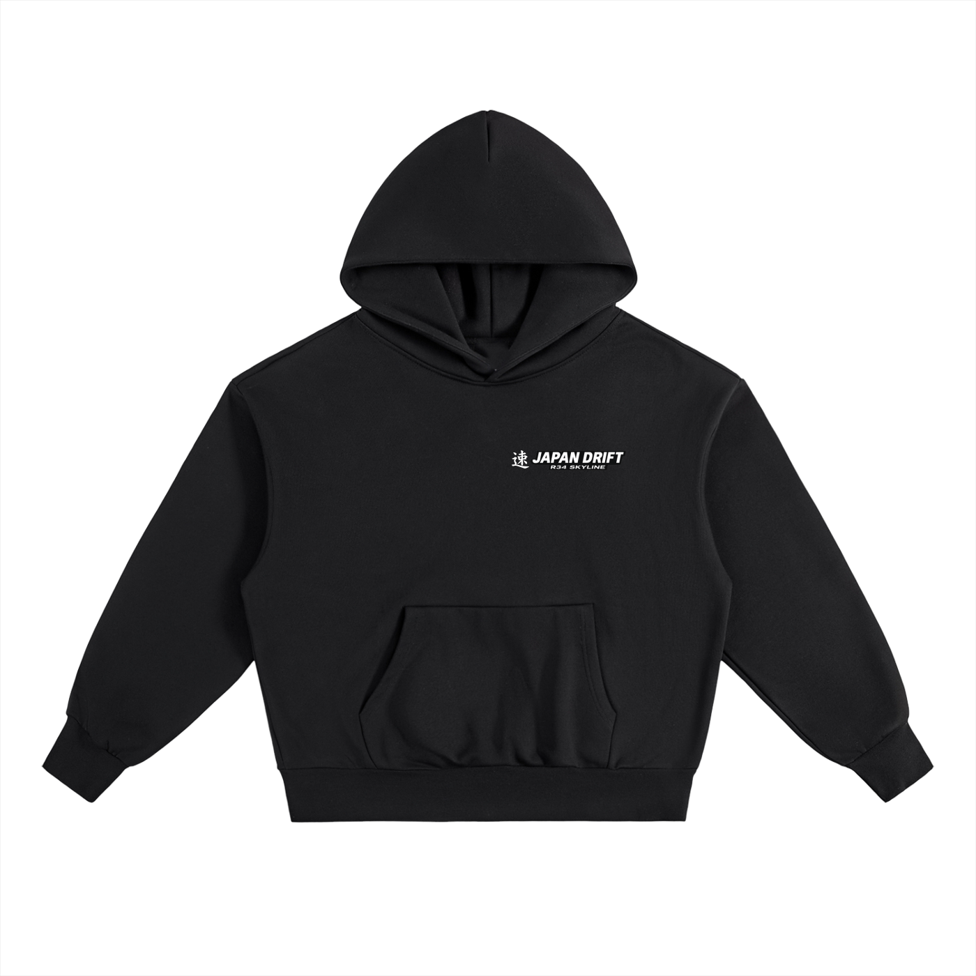 GT-R Skyline R34 heavyweight fleece hoodie | JDM print