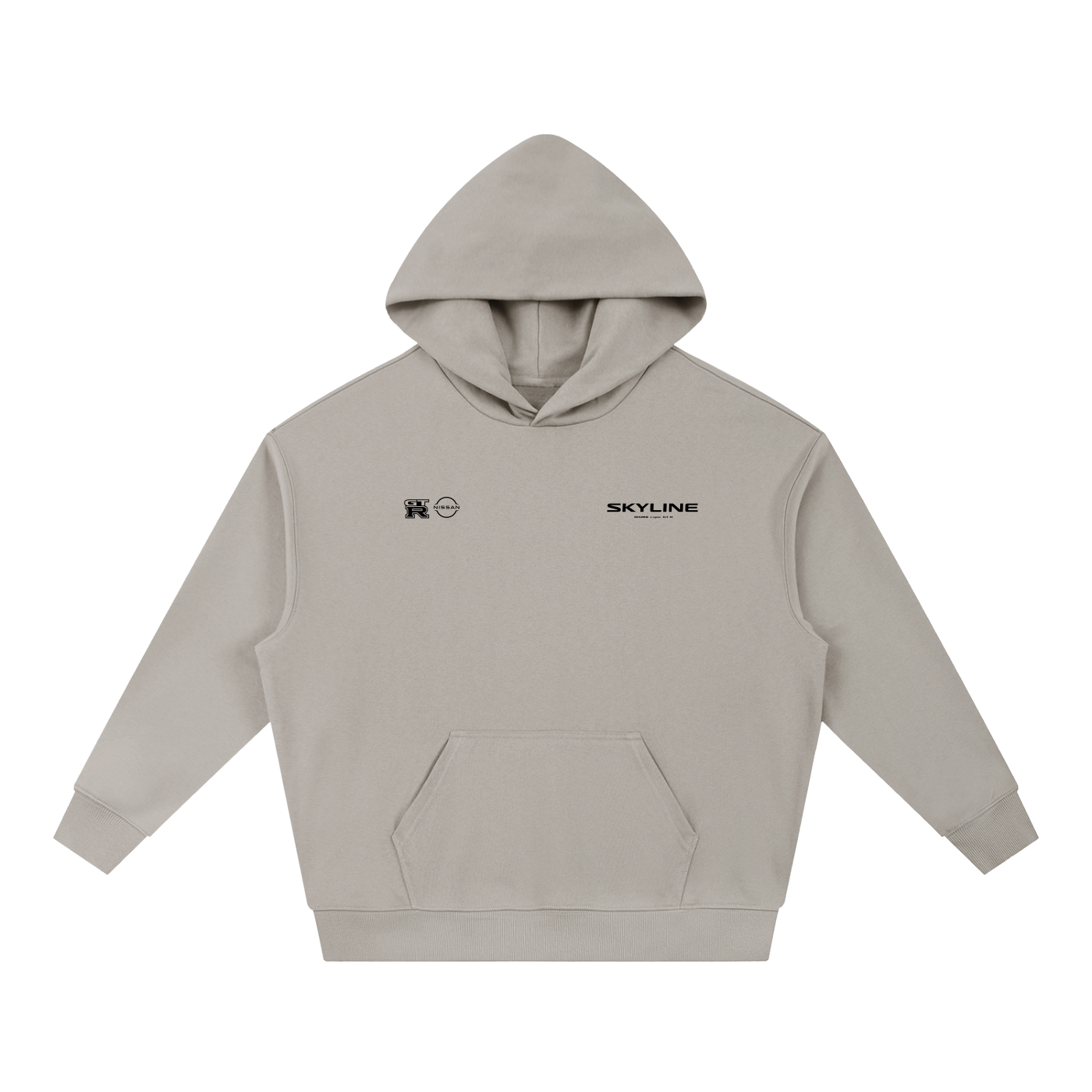 SKYLINE | Boxy Heavyweight Drop-Shoulder Hoodie